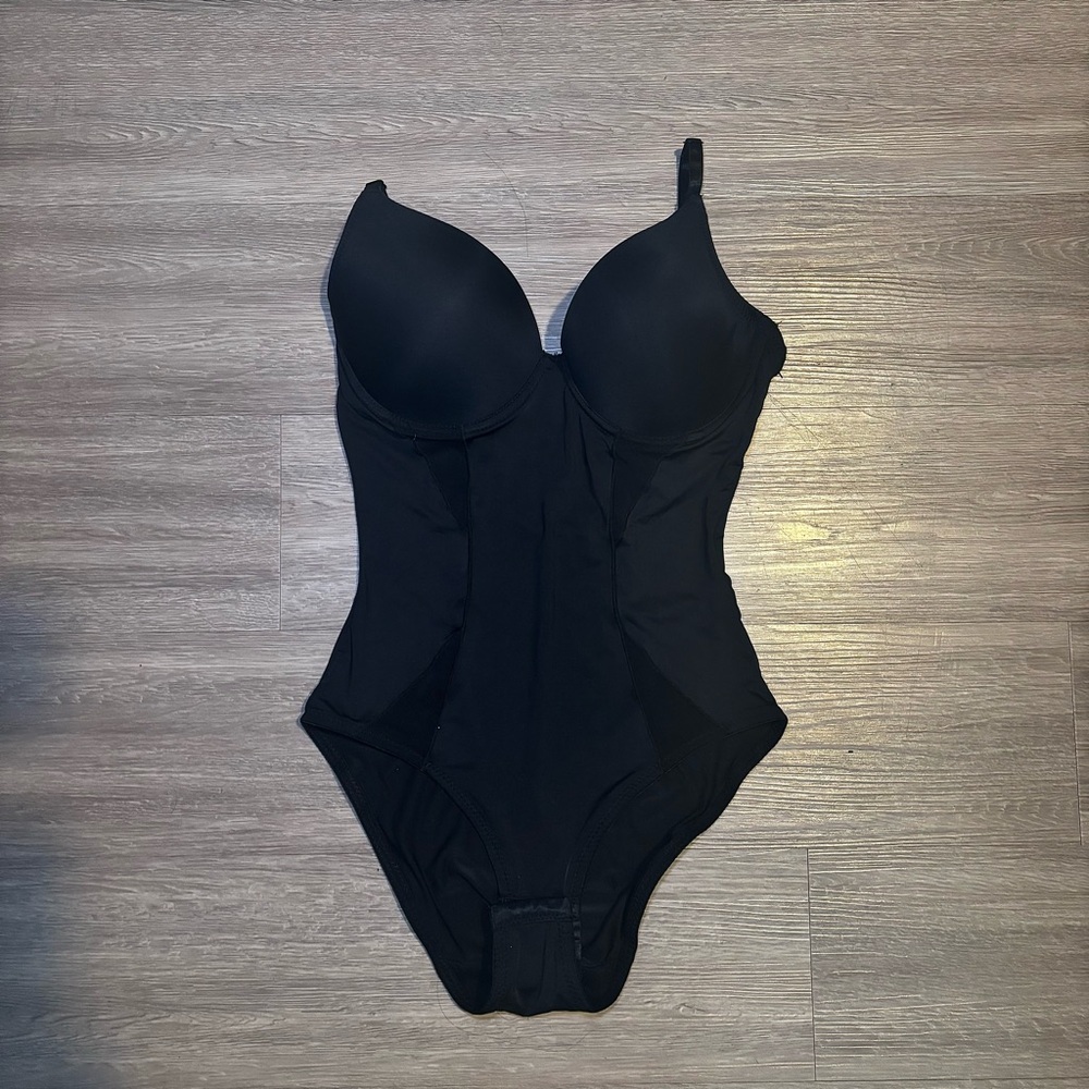 Bebe Black Underwire Bodysuit